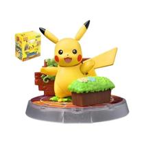 Figuras De Ação PVC Pokemon Pikachu Eevee Sprigatito Charmander Psyduck Brinquedos Para Crianças