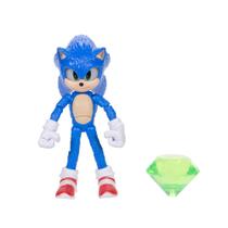 Figuras de ação Sonic The Hedgehog Sonic 3 Movie 5 com esmeralda