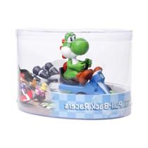 Figuras de Ação Super Mario Kart - Luigi, Bowser, Peach, Yoshi e Toad