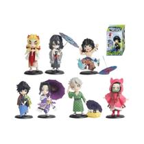 Figuras De Ação Tanjiro Kamado E Nezuko De Demon Slayer, Caixa Surpresa Da Série Plum Rain, Estátua