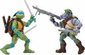 Figuras de ação Teenage Mutant Ninja Turtles Leo vs. Rocksteady
