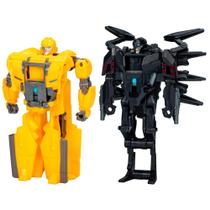 Figuras de ação Transformers One Cog Changer Bumblebee & Airachnid Figuras de ação Transformers One Cog Changer Bumblebee & Airachnid