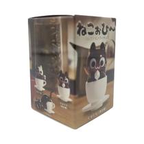 Figuras De Ação Transparentes De Café E Gatos Em Caixa Surpresa, Brinquedos Decorativos Para Mesa,