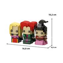 Figuras De Ação Winifred Mary Sarah Hocus Pocus, Blocos De Construção BrickHeadz, Brinquedos Para Figuras De Ação Winifred Mary Sarah Hocus Pocus, Blocos De Construção BrickHeadz, Brinquedos Para