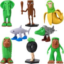 Figuras de ação Xgmadiles Italian Brainrot Toys 8PCS