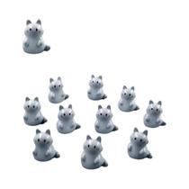 Figuras De Animais De Páscoa 10 Peças Miniaturas Para Decoração De Jardim De Fadas Coelho Esquilo