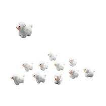 Figuras De Animais De Páscoa 10 Peças Miniaturas Para Decoração De Jardim De Fadas Coelho Esquilo