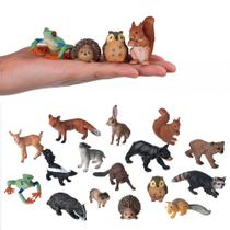 Figuras de animais JOKFEICE Realistic Forest 16 unidades para crianças Figuras de animais JOKFEICE Realistic Forest 16 unidades para crianças