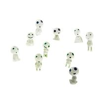 Figuras De Fantasmas De Resina Luminosa 10pcs Decoração Miniatura Alienígena Para Aquário DIY