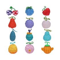 Figuras De Frutas Do Diabo Boa Hancock Robin Flower-Flower Fish-Fish, Conjunto De 12 Peças,