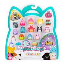 Figuras de Pelúcia Squish-a-longs Mini-Squish Pacote com 14 Unidades Onda 4 Figuras de Pelúcia Squish-a-longs Mini-Squish Pacote com 14 Unidades Onda 4