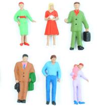 Figuras de Pessoas Para Maquetes 1/100 1606 Minitec 06 Peças