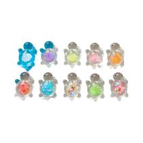 Figuras De Tartaruga De Resina Coloridas Que Brilham No Escuro, 10 Peças, Miniaturas Para Decoração