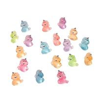 Figuras De Unicórnio Mini Em Resina Que Brilham No Escuro, 10 a 20 Peças Para DIY Em Jardins De