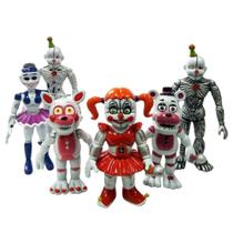 Figuras FNAF Blacklight - Bonnie, Foxy, Chica, Freddy - 4,5 Polegadas - PVC