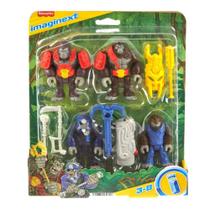 Figuras Imaginext Gorilas Vs Macacos - Mattel Hml57