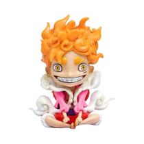 Figuras Mini Kawaii De Anime One Piece Nika Luffy Roronoa Zoro Nami Sanji Ornamentos De Mesa Para