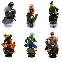 Figuras Naruto Kit 6 peças Anime 8cm - Action Animes