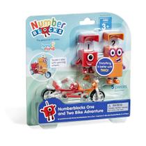 Figuras Numberblocks One e Two Bike Adventure - Brinquedo Educativo hand2mind