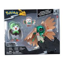Figuras Pokémon Pack De Evolução - Rowlet, Dartrix E Decidueye 3544 Sunny