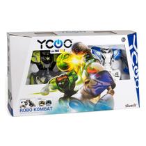 Figuras Robos de Combate com 2 Punho de Força Ycoo Fun