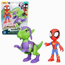 Figuras Spidey e Duenderaptor Dino-Webs Spidey e Seus Amigos