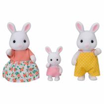Figuras - Sylvanian Families - Família Coelhos Neve - Epoch Magia