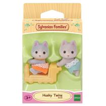 Figuras - Sylvanian Families - Gêmeos Huskys - Epoch Magia