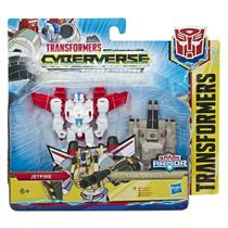 Figuras Transformáveis - Transformers Cyberverse - Jetfire e Tank Cannon - Hasbro