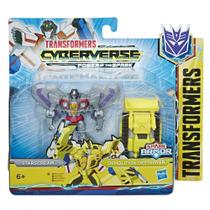Figuras Transformáveis - Transformers Cyberverse - Starscream e Demolition Destroyer - Hasbro