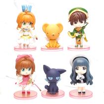 Figure Cards Captors Sakura Kinomoto Anime 6 unidades/lote