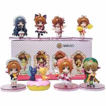 Figure Cards Captors Sakura Kinomoto Anime 8 unidades/lote Figure Cards Captors Sakura Kinomoto Anime 8 unidades/lote
