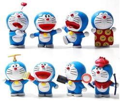 Figure Toy Doraemon Jingle, 8 peças de boneca DIY, 5,5 cm, PVC, 8 anos ou mais Figure Toy Doraemon Jingle, 8 peças de boneca DIY, 5,5 cm, PVC, 8 anos ou mais