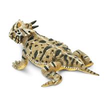 Figurine Safari Ltd., lagarto com chifres, 13 cm - Brinquedo educativo 3+