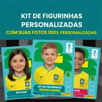 Figurinha da copa personalizada com sua foto -