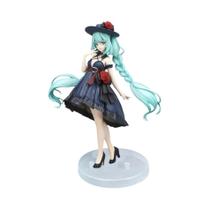 Figurinha De Anime Fofa Hatsune Miku Em Posição De Sentada, Modelo De Ação Em PVC, Brinquedo Para Figurinha De Anime Fofa Hatsune Miku Em Posição De Sentada, Modelo De Ação Em PVC, Brinquedo Para