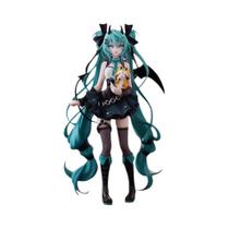 Figurinha De Anime Hatsune De 21cm Sentada E Em Pé, Modelo De Ação Em PVC, Brinquedo Fofo E Doce,