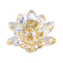 Figurinha De Cristal Em Forma De Flor De Lótus Para Decoração De Casa, Casamento, Papelaria, Figurinha De Cristal Em Forma De Flor De Lótus Para Decoração De Casa, Casamento, Papelaria,
