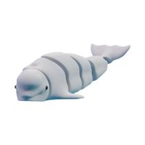 Figurinha De Decoração Para Casa Em Forma De Tubarão Killer Whale Impressa Em 3D, Flexível E Figurinha De Decoração Para Casa Em Forma De Tubarão Killer Whale Impressa Em 3D, Flexível E