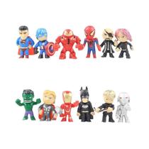 Figurinha Dos Vingadores Hulk Thor Homem-Aranha Venom Capitão Brinquedos Em Cápsula Para Crianças