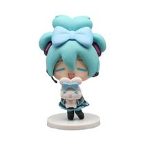 Figurinha Kawaii Hatsune Miku Com Cinnamoroll, Decorações De Mesa, Bonecos De Ação, Modelo De