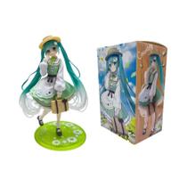 Figurinha Kawaii Hatsune Miku De 20cm, Boneca De Ação Para Mesa, Versão Fashion Country, Presente De