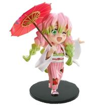 Figurinha Q Version De Tanjiro E Nezuko Do Anime Demon Slayer Kimetsu No Yaiba, Modelo Em PVC,