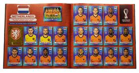 Figurinhas Copa do Mundo 2022 - Seleção da Holanda (Nederland) Completa (20 Figurinhas Panini Originais) NED 1 a NED 20