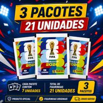 Figurinhas Copa do Mundo 2026 Para Completar o Albúm Kit com Pacotinhos Escolha a Quantidade Figurinhas Copa do Mundo 2026 Para Completar o Albúm Kit com Pacotinhos Escolha a Quantidade