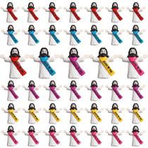 Figurinhas DAWZMR 40 Peças Mini Jesus de Borracha Multicolorido