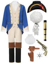 Figurino: George Washington Revolutionary War Boys Figurino: George Washington Revolutionary War Boys