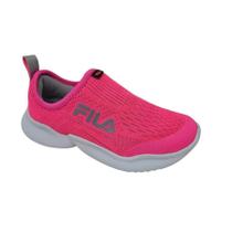 Fila Tênis Gamer Infantil Feminino Rosa Fluor/Prata