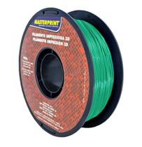 Filamento 3D PETG Verde 1.75mm 1KG Alta Resistência Bom Acabamento para Impressora 3D Masterprint