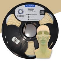 Filamento 3d pla premium 1kg 1,75 mm - bege skin 1